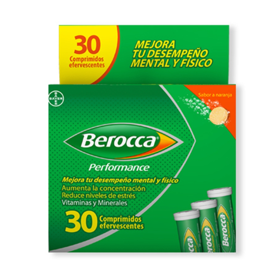Imagen de  BEROCCA Performance Naranja x 30 comprimidos efervescentes