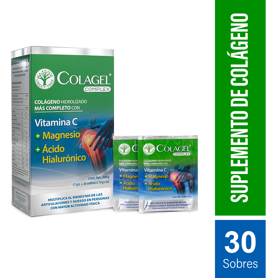 Imagen de  COLAGEL 10 g x 160 mg x 300 mg x 25 mg en Polvo x 30