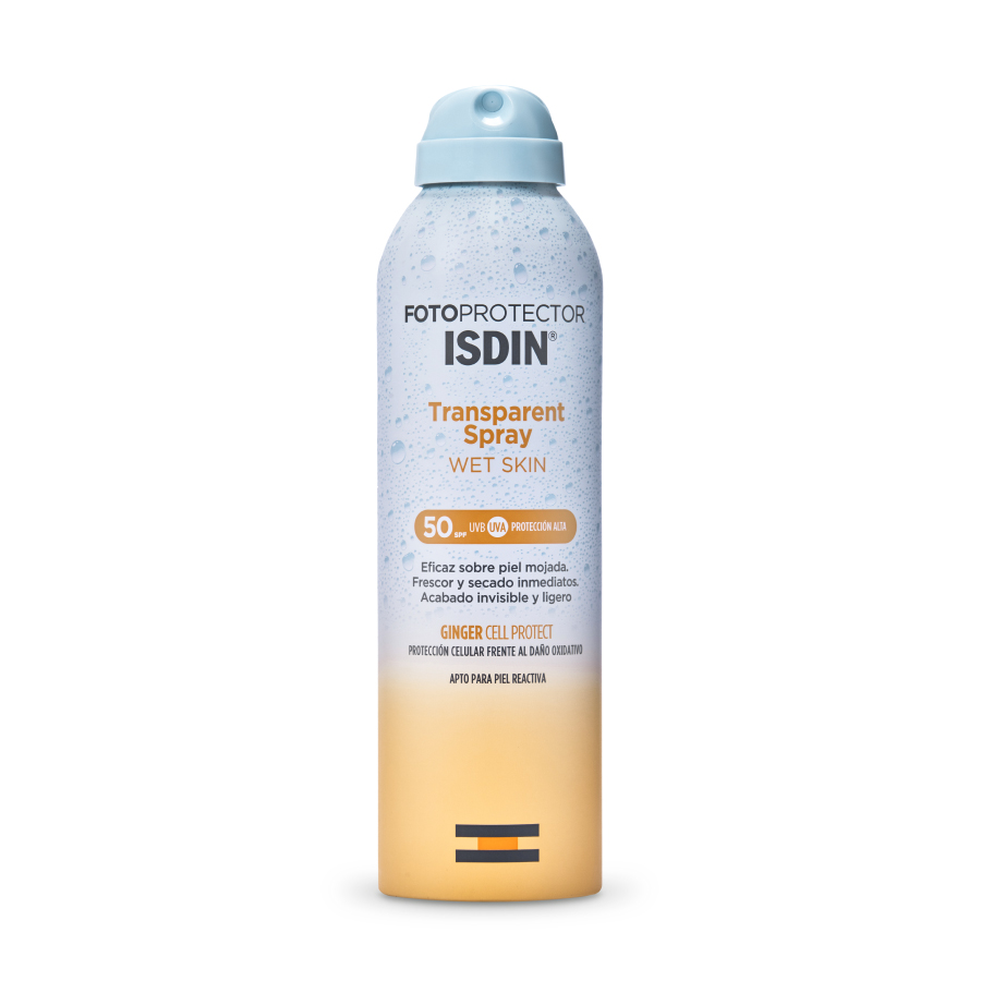 Imagen de  ISDIN Fotoprotector Solar Transparent Spray Wet Skin 107983 FPS 50 250ml