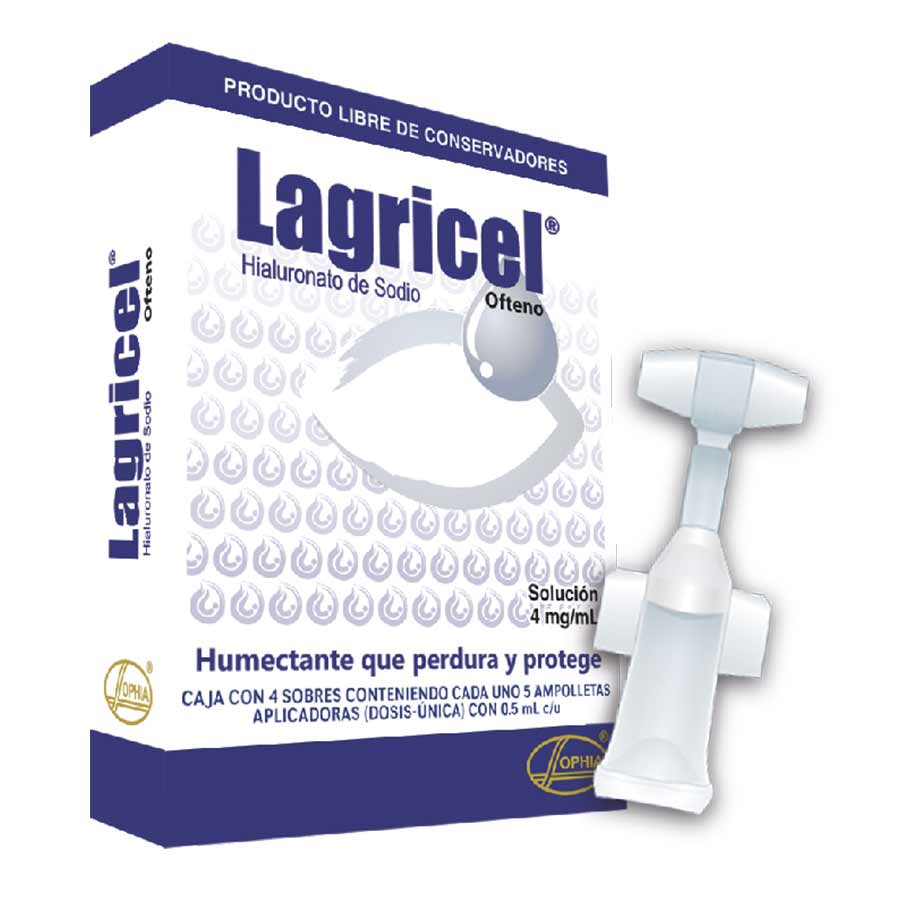 Imagen de  LAGRICEL 4 mg Solución Oftálmica 20 unidosis 
