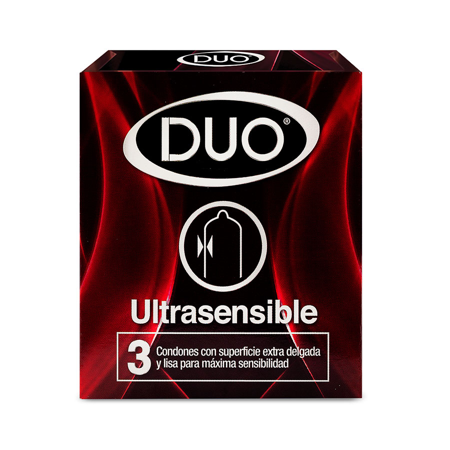 Imagen de  Preservativo DUO Ultrasensible 1684 3 unidades