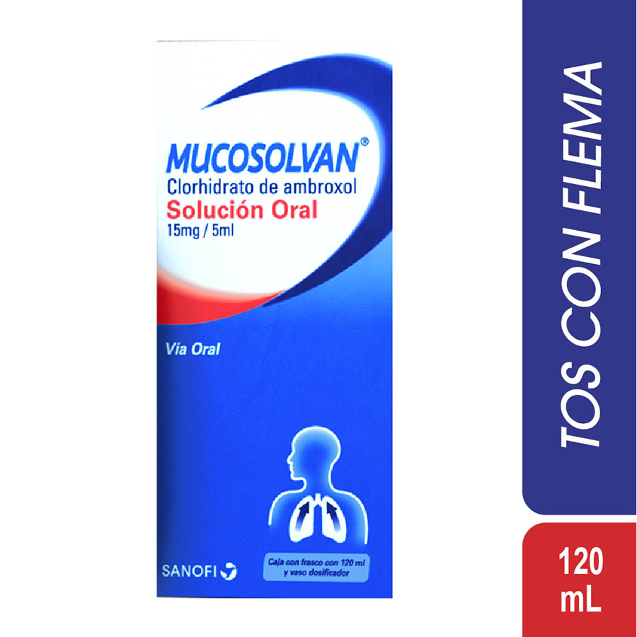 Imagen de  MUCOSOLVAN 15 mg Jarabe 120 ml