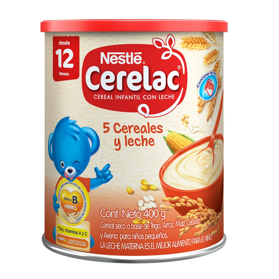 Imagen de  CERELAC 5 Cereales y Leche 400 g