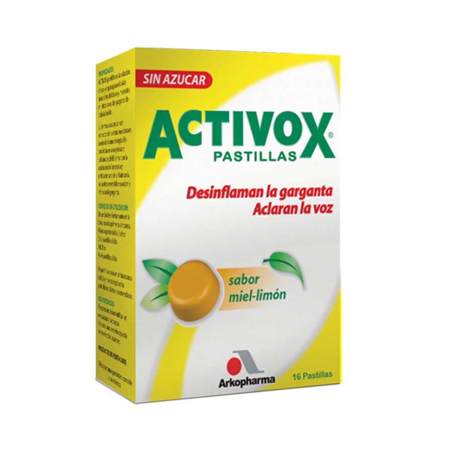 Imagen de  ACTIVOX Miel 24 mg x 12 mg Tableta x 16