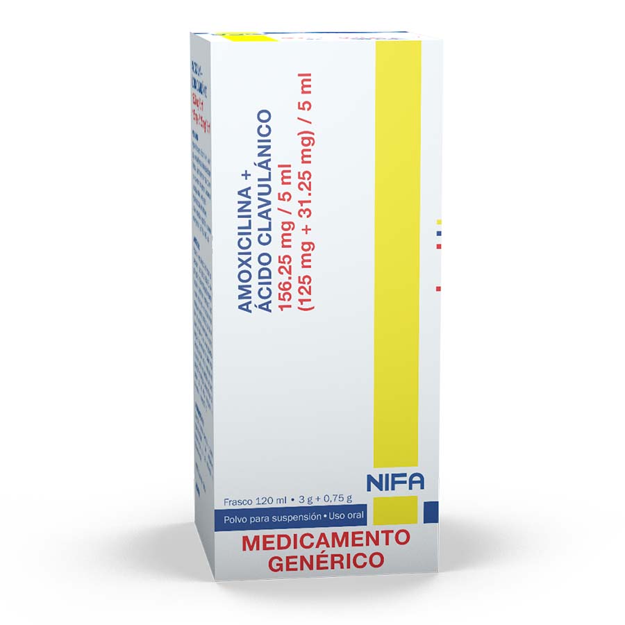 Imagen de  AMOXICILINA+ACIDO CLAVULANICO 125 mg x 31,25 mg GARCOS Suspensión