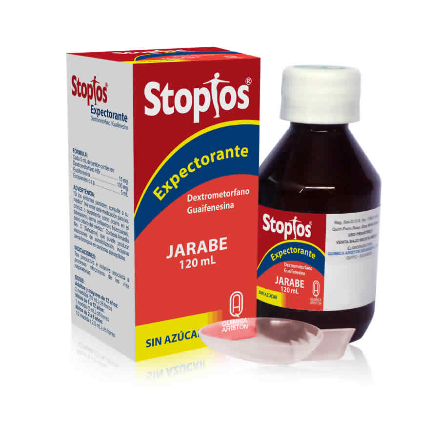 Imagen de  STOPTOS 300 mg x 2000 mg Jarabe 120 ml