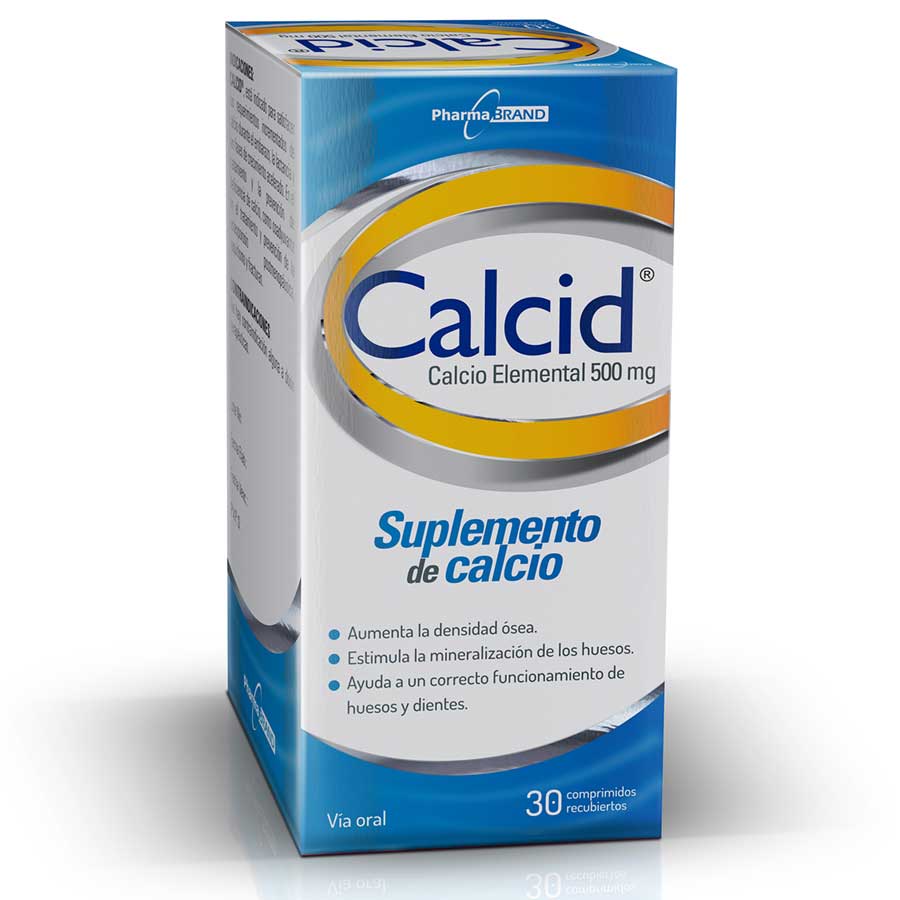 Imagen de  CALCID 500 mg Comprimidos x 30