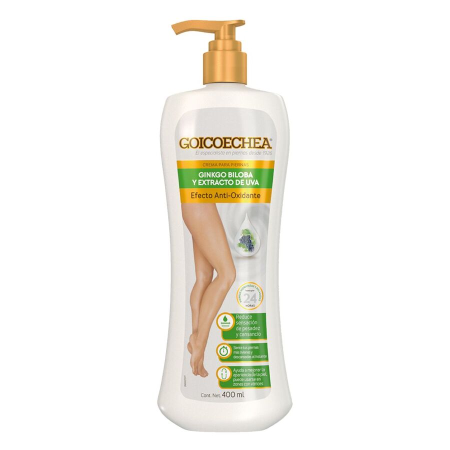 Imagen de Goicoechea ginkgo biloba y uva en crema 400 ml
