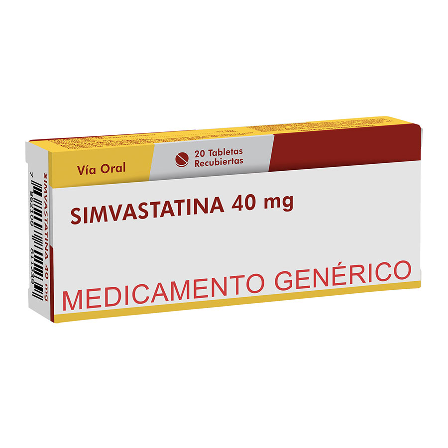 Imagen de  SIMVASTATINA 40 mg LABOVIDA x 20 Tableta Recubierta