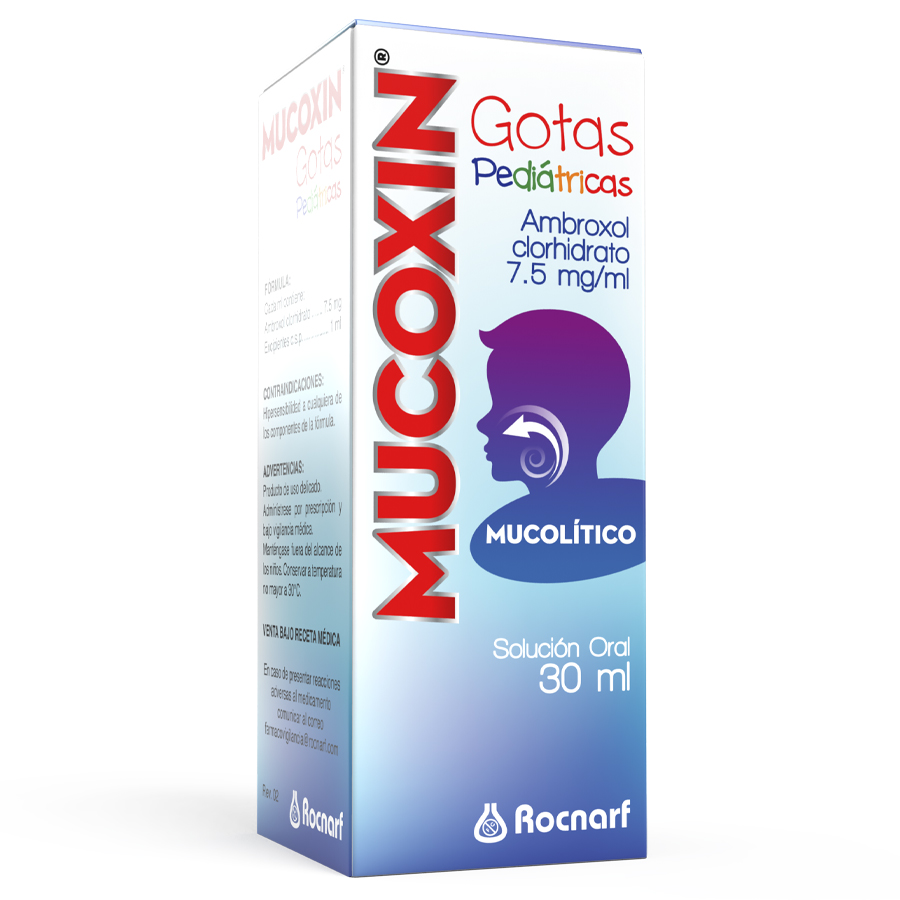 Imagen de Mucoxin 7.5mg rocnarf en gotas