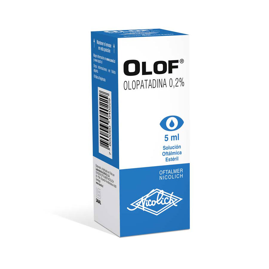 Imagen de  OLOF 2 mg ECUAQUIMICA Solución Oftálmica