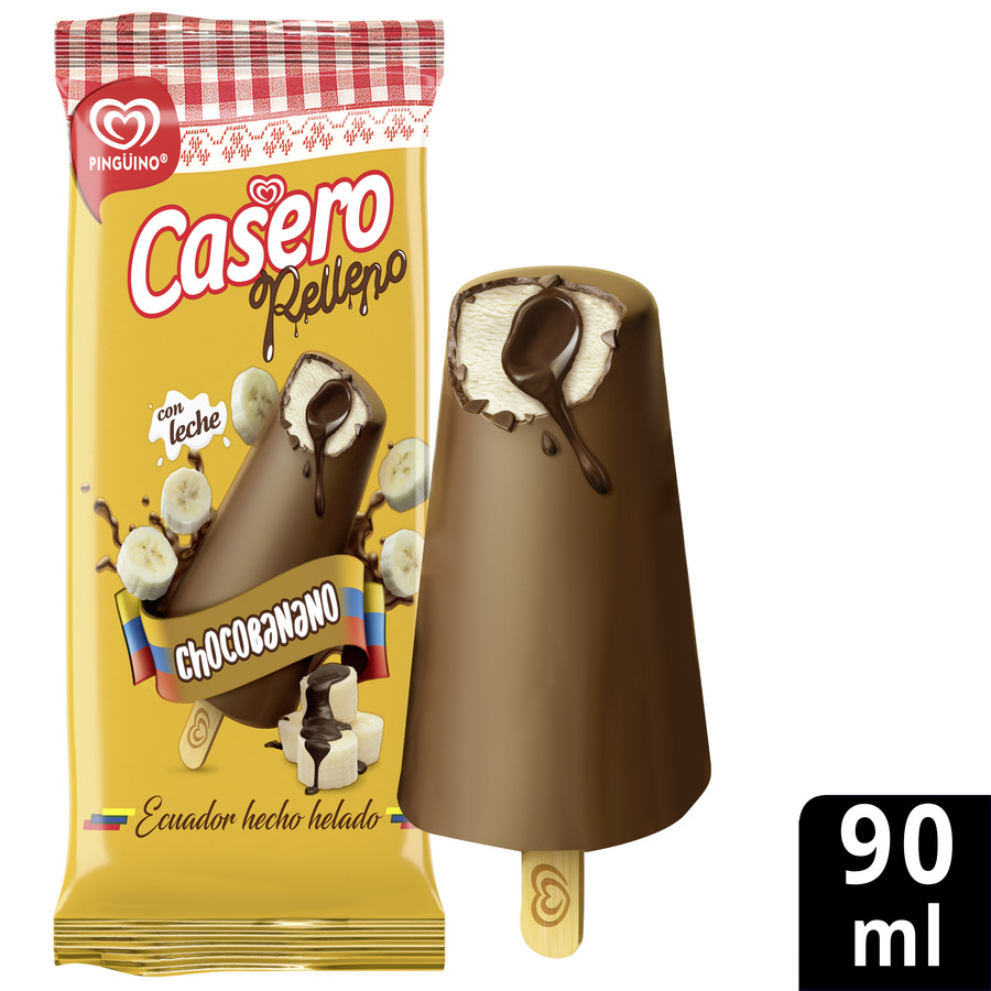 Imagen de Pingüino Relleno Banano Chocolate 90 ml