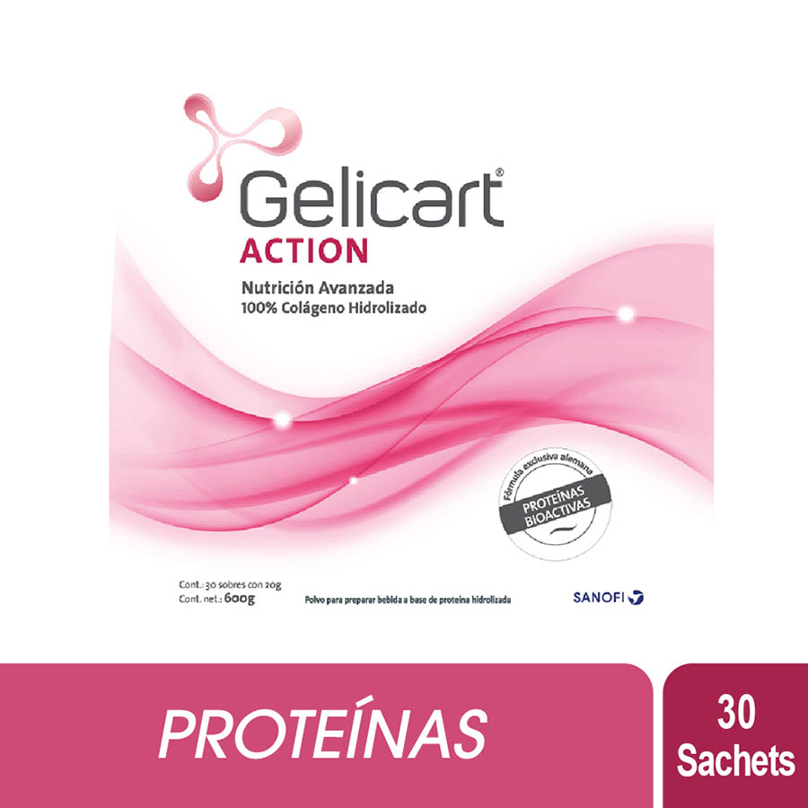 Imagen de Gelicart action en polvo 30 sobres
