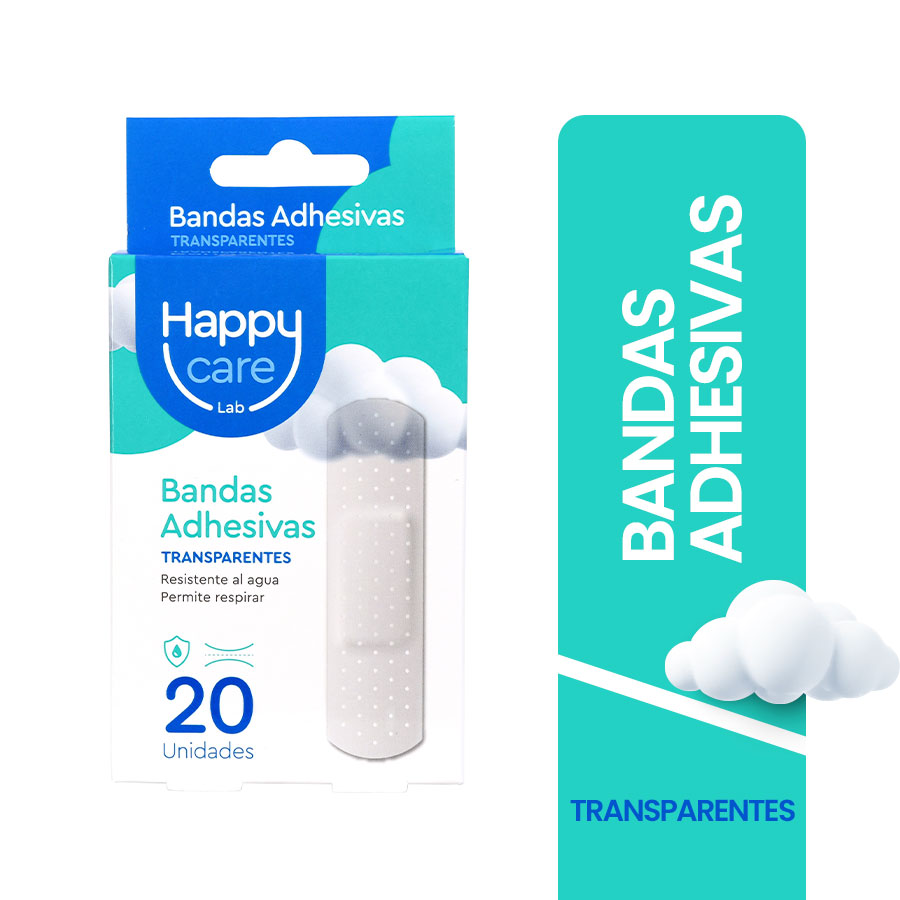 Imagen para Curitas Happy Care transparentes x 20 unds de Pharmacys