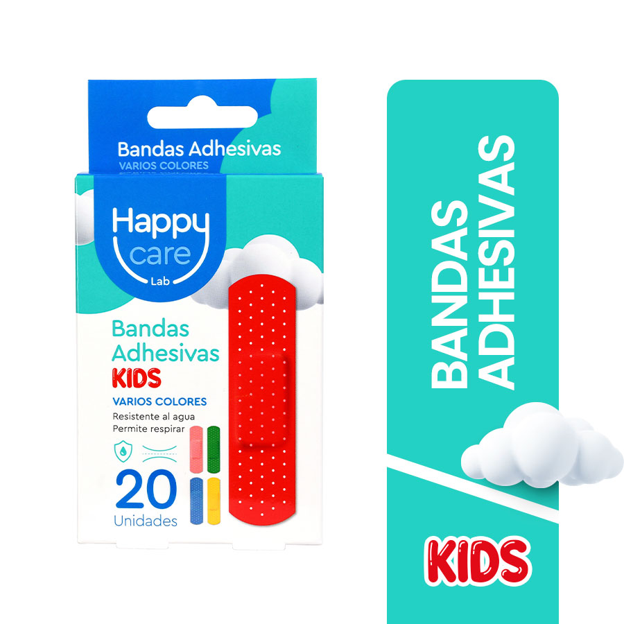 Imagen para Curitass Happy Care Kids 5 Colores x 20 unds de Pharmacys