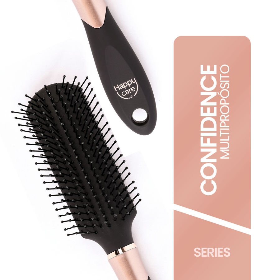 Imagen para Cepillo Happy Care Multiproposito conf. n/oro rosa de Pharmacys