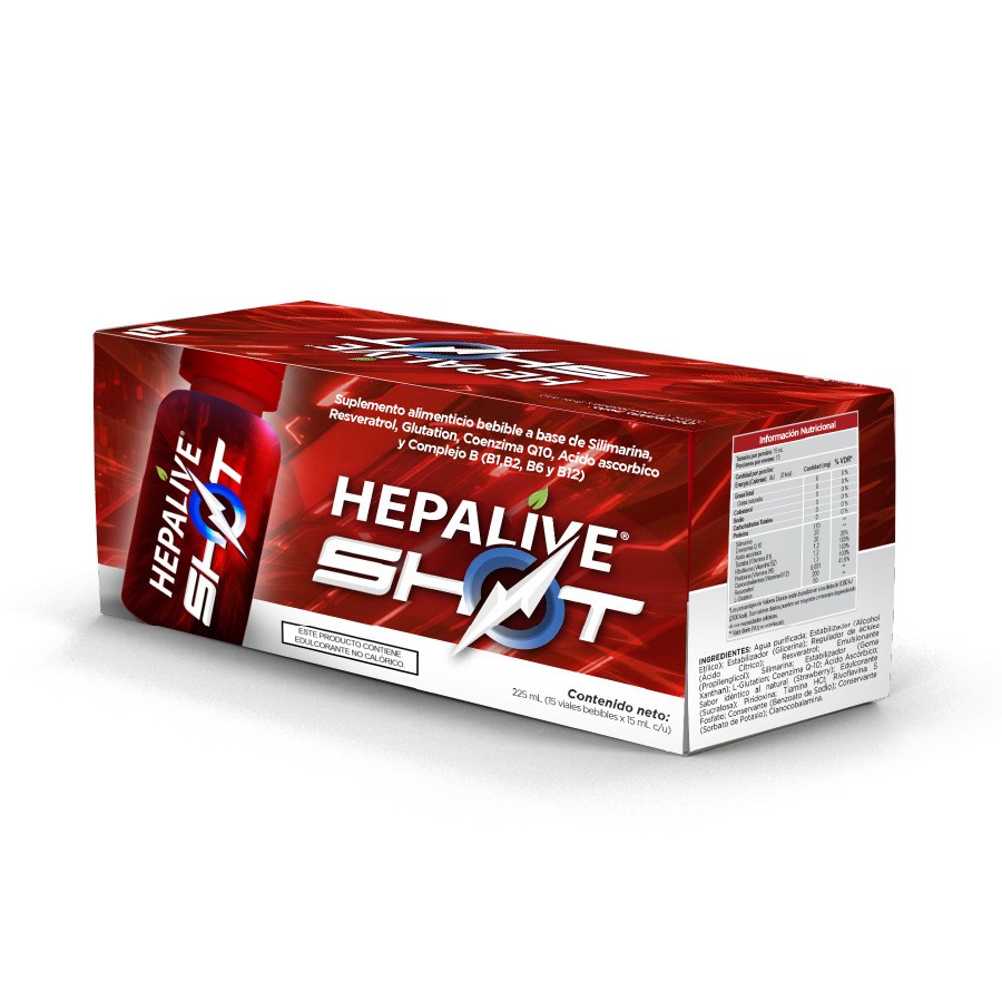 Imagen para Hepalive shot amp-beb x15ml x10 de Pharmacys
