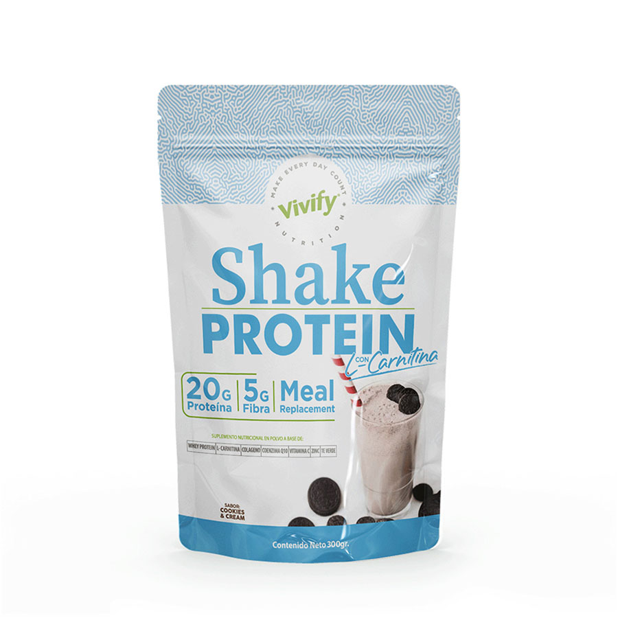 Imagen para Proteína shake vivify cookies x300g de Pharmacys