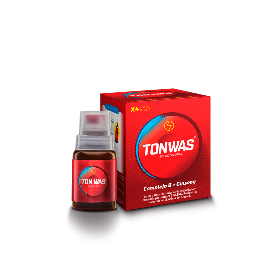 Imagen de  TON-WAS Ampolla Bebible x4  10 ml