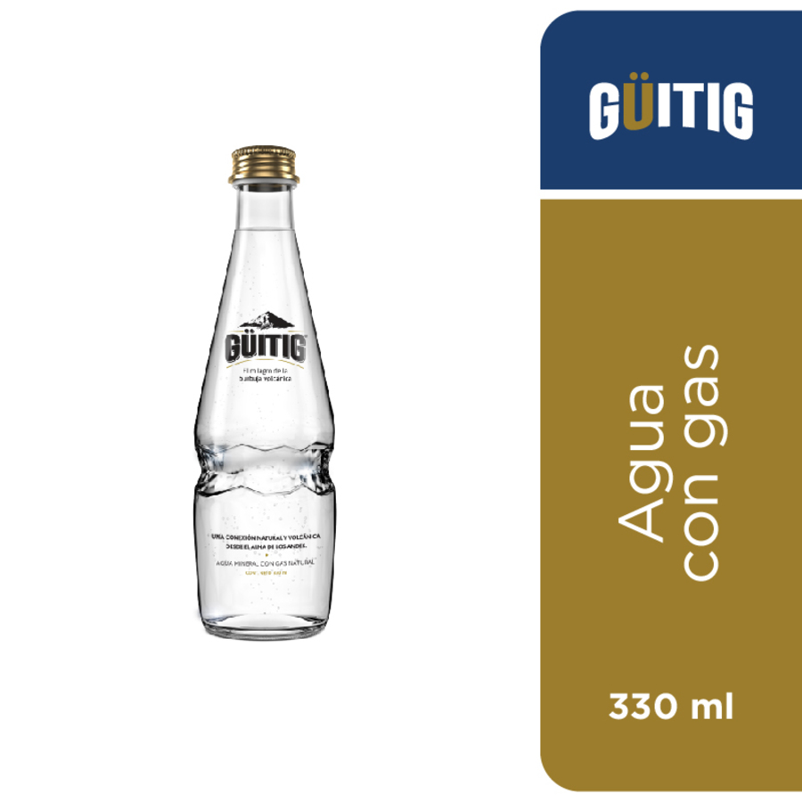 Imagen de Agua guitig con gas 330ml
