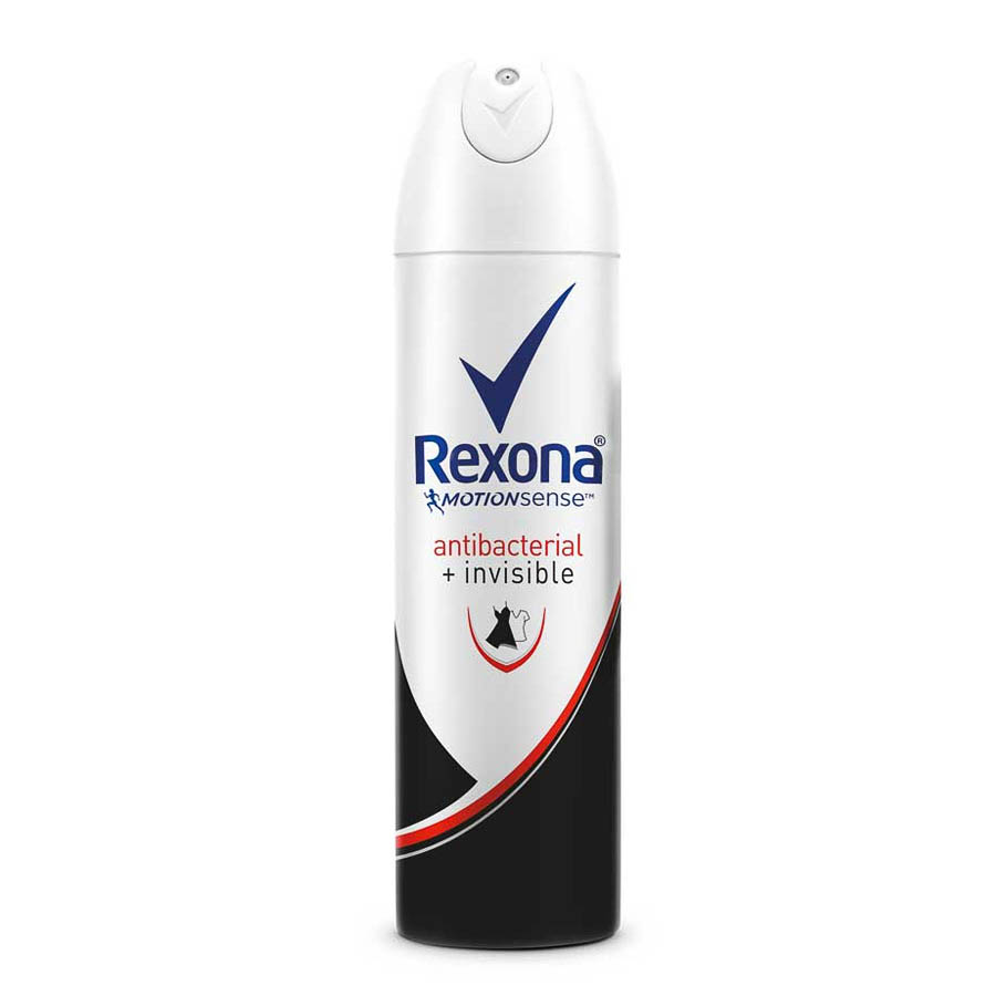 Imagen de Desodorante femenino rexona antibacterial invisible aerosol 150 ml
