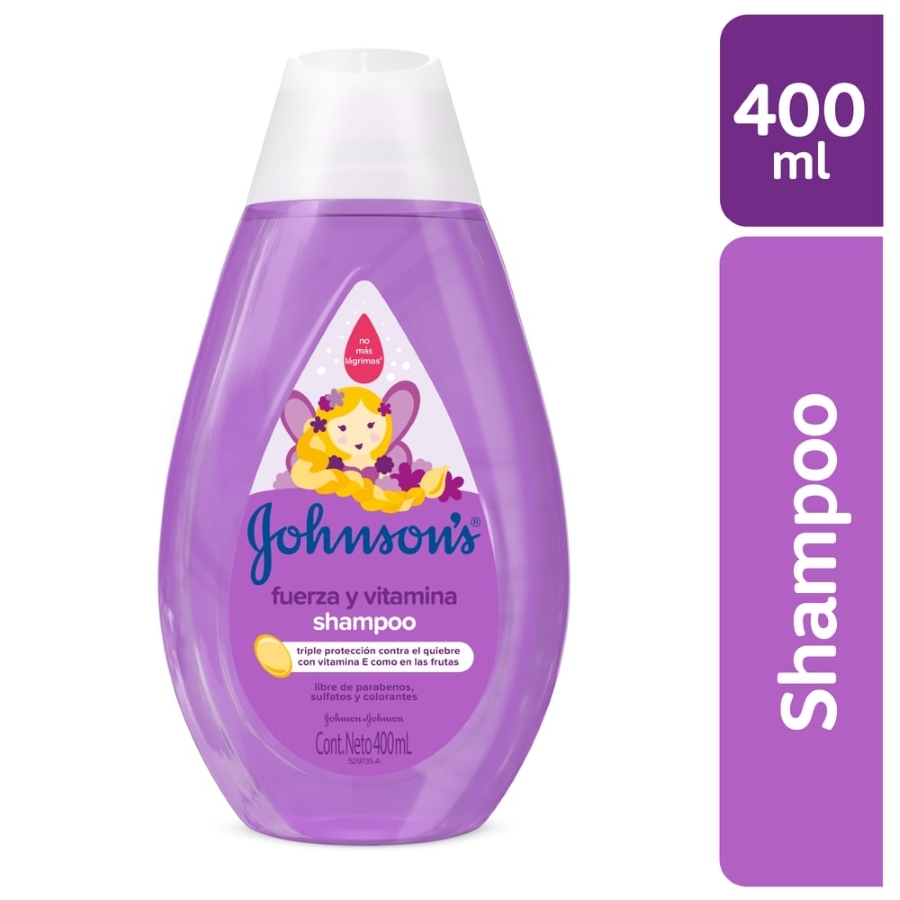 Imagen de  Shampoo JOHNSON&JOHNSON Baby Fuerza y Vitamina 100610 400 ml