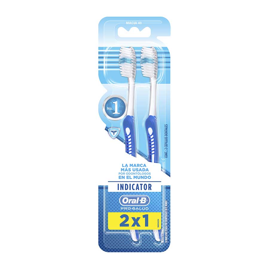 Imagen de  Cepillo Dental ORAL-B Indicator Mediano 100677 2 unidades
