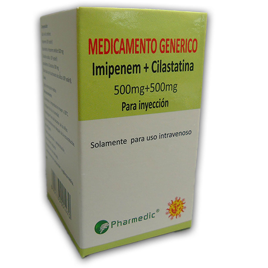 Imagen de  IMIPENEM+CILASTATINA 500 mg x 500 mg PHARMEDIC Polvo Inyectable