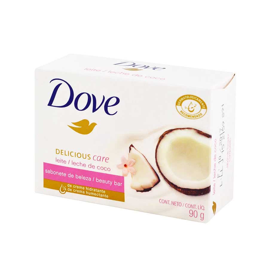 Imagen de Jabón en barra dove delicious care leche de coco 90 g