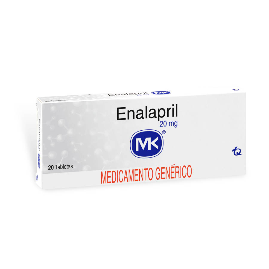 Imagen de Enalapril 20mg Tecnoquimicas Genericos Tableta