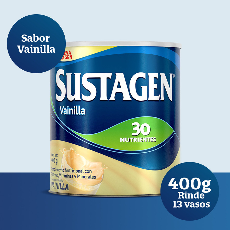 Imagen de Sustagen alimento en polvo - sabor vainilla en polvo lata de 400g