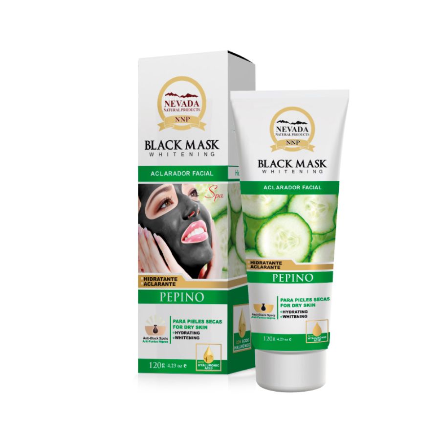 Imagen de Mascarilla facial nevada natural products negra pepino 120 g