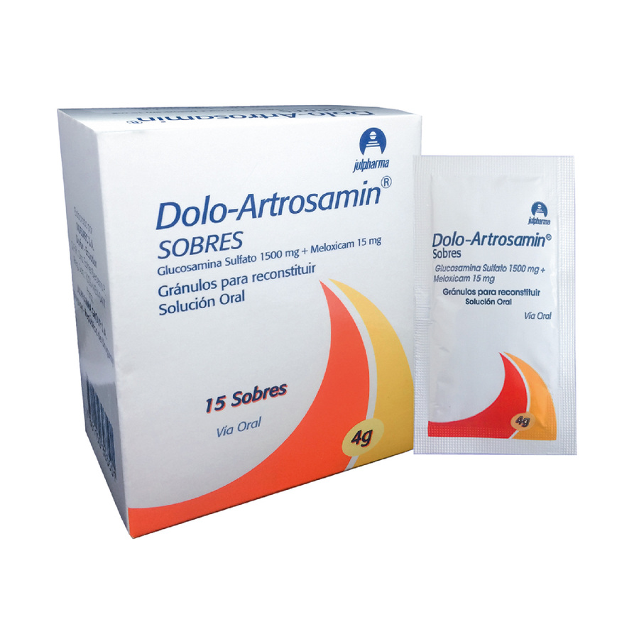 Imagen para  DOLO-ARTROSAMIN 15 mg x 1500 mg DYVENPRO x 15 en Polvo                                                                          de Pharmacys