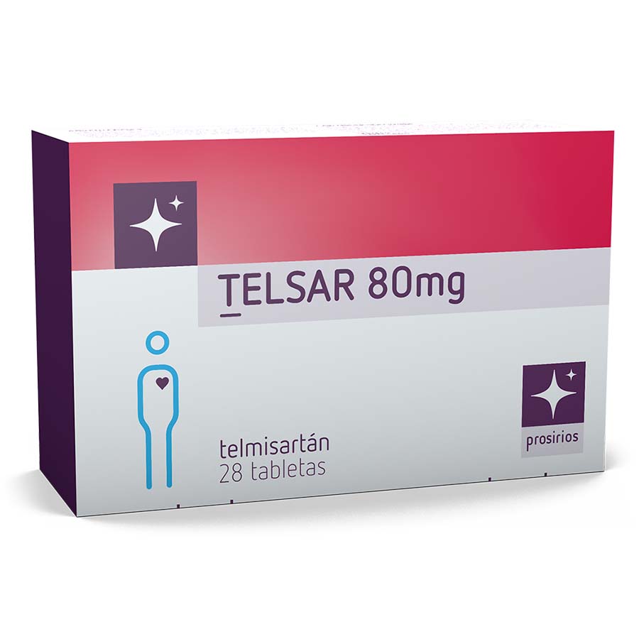 Imagen para Telsar 80mg garcos - prosirios tableta                                                                                           de Pharmacys
