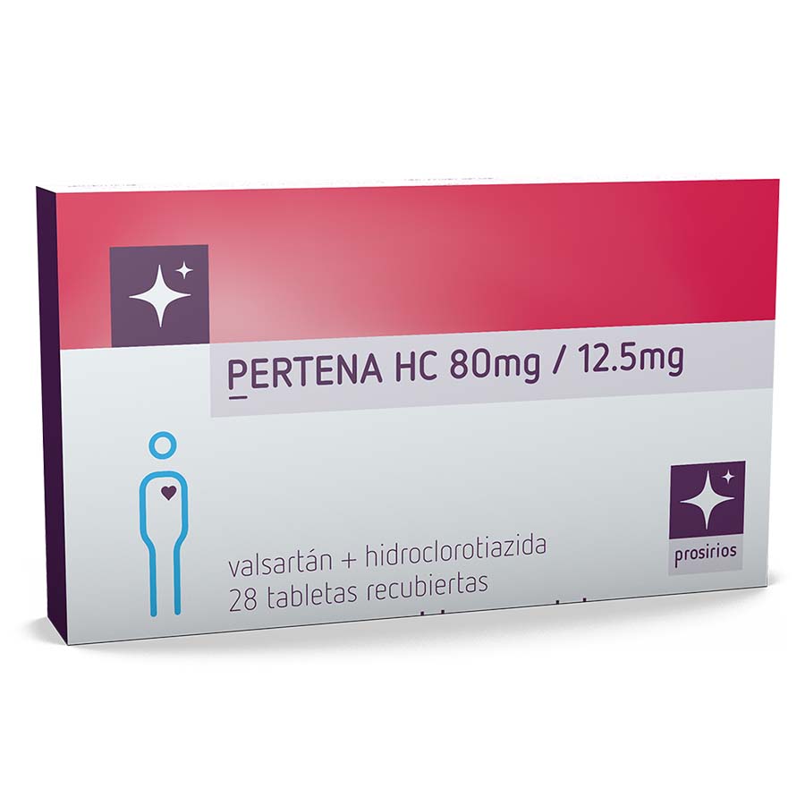 Imagen de  PERTENA 80 mg x 12.5 mg GARCOS x 28 Tableta Recubierta