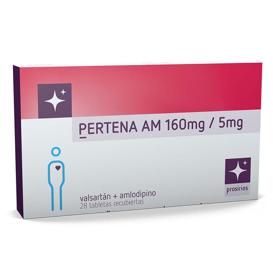 Imagen de  PERTENA 160 mg x 5 mg GARCOS x 28 Tableta Recubierta