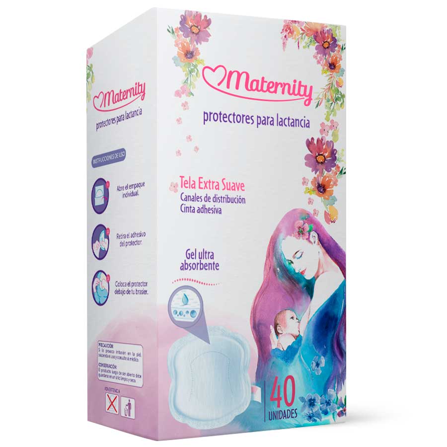 Imagen de Protector de lactancia maternity estándar 40 unidades