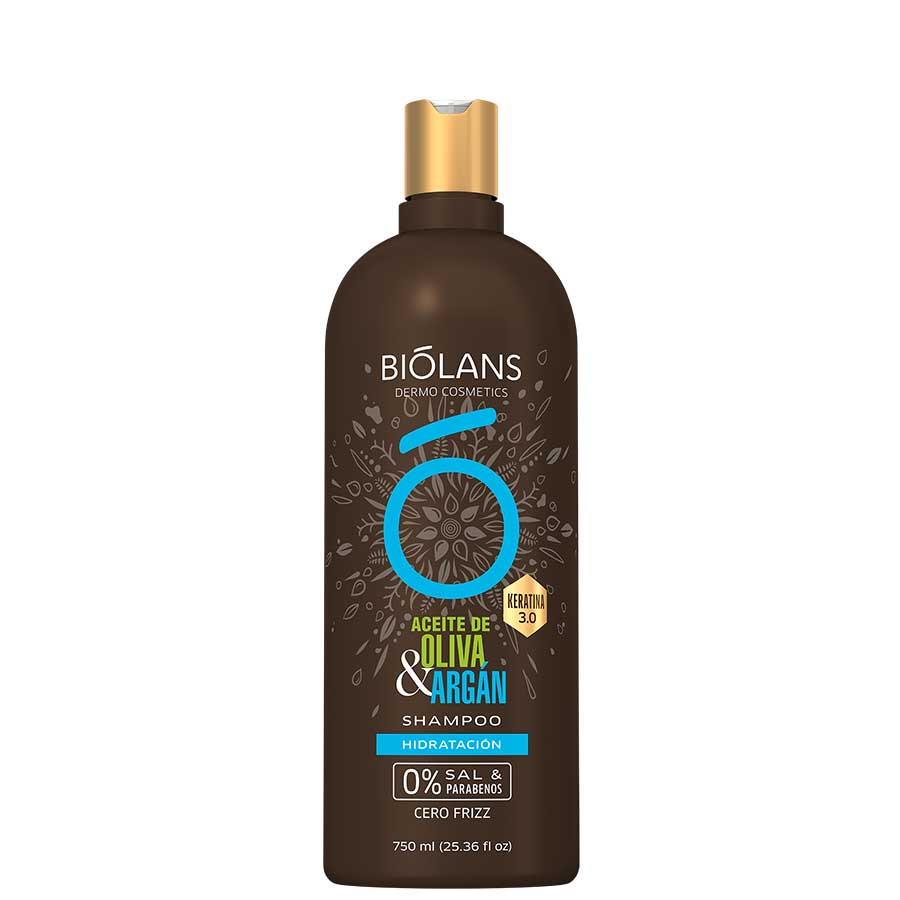 Imagen de Shampoo biolans aceite de oliva y argán 750 ml
