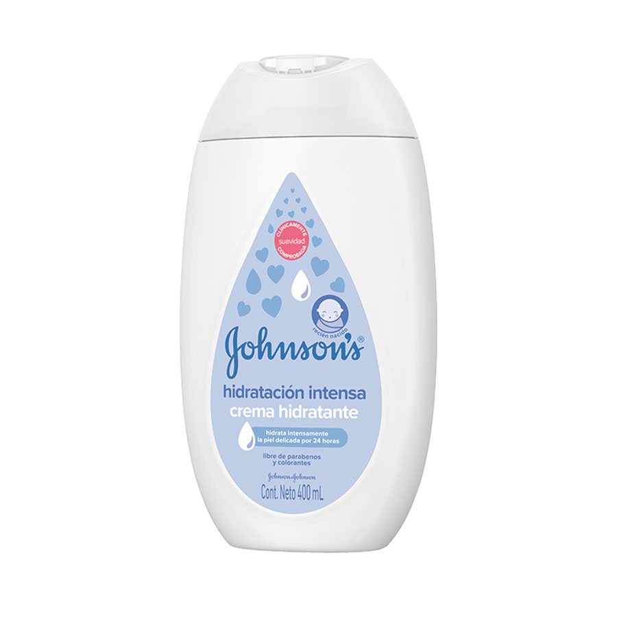 Imagen de Crema hidratante johnson&johnson hidratación intensa 400 ml