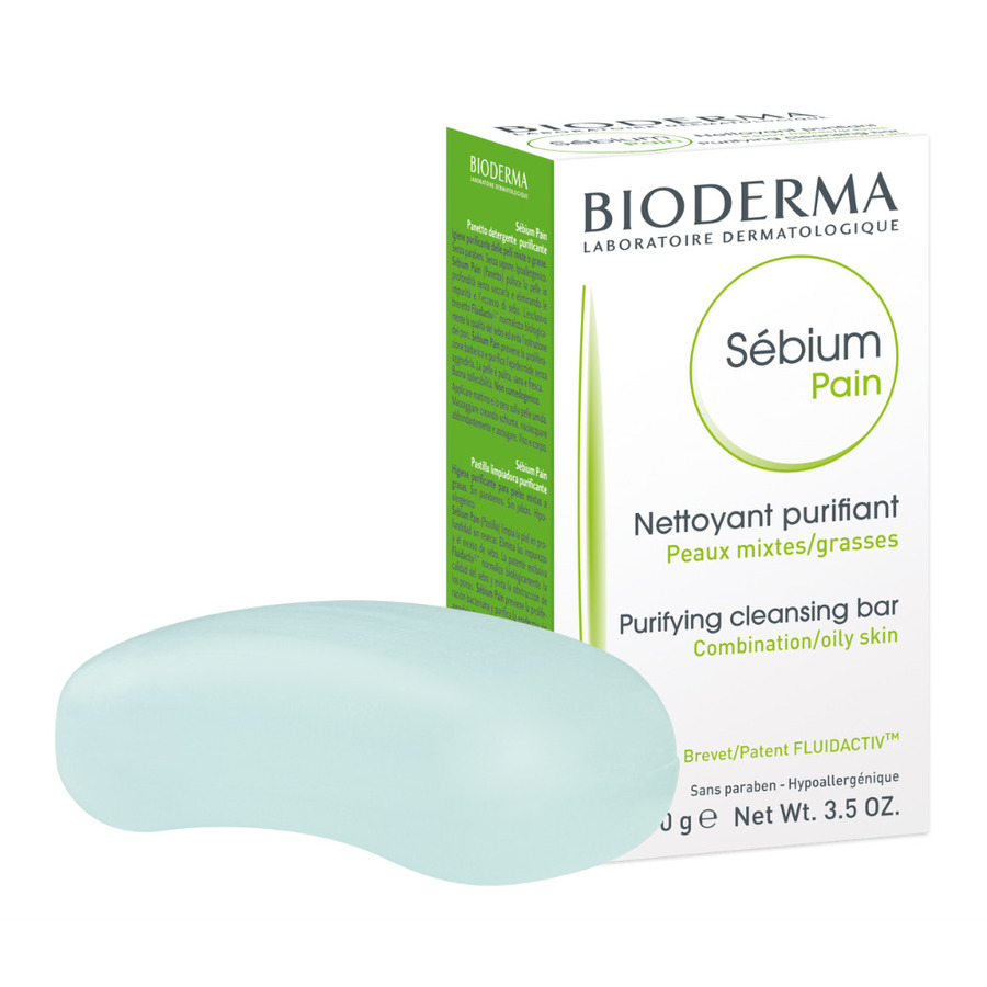 Imagen de Jabón en barra bioderma sebium pain  100 g