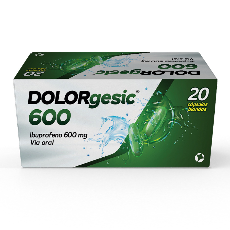 Imagen de Dolorgesic 600mg Leterago Megalabs