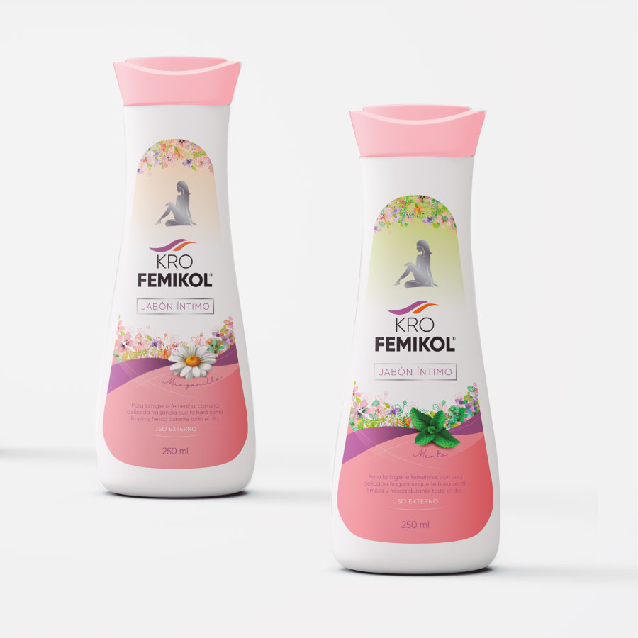 Imagen de Jabon-liq kro femikol manzanix250ml
