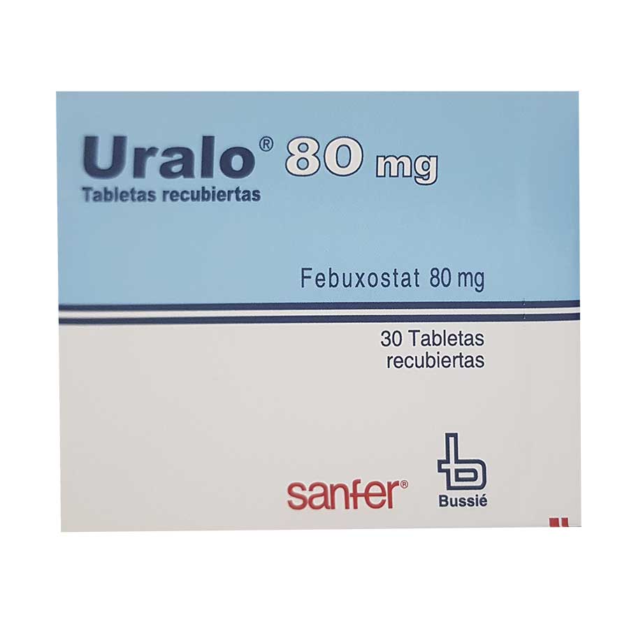 Imagen para  URALO 80 mg SANFER x 30 Tableta Recubierta                                                                                      de Pharmacys