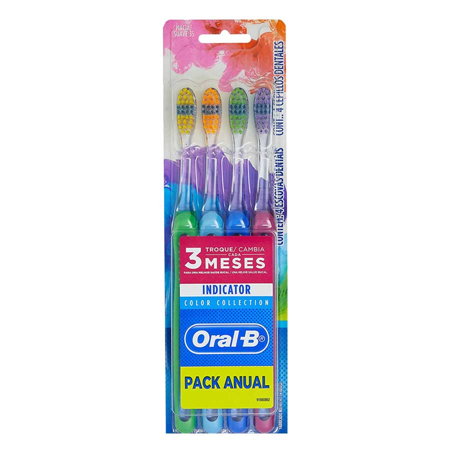 Imagen de Cepillo dental oral-b classic 4 unidades