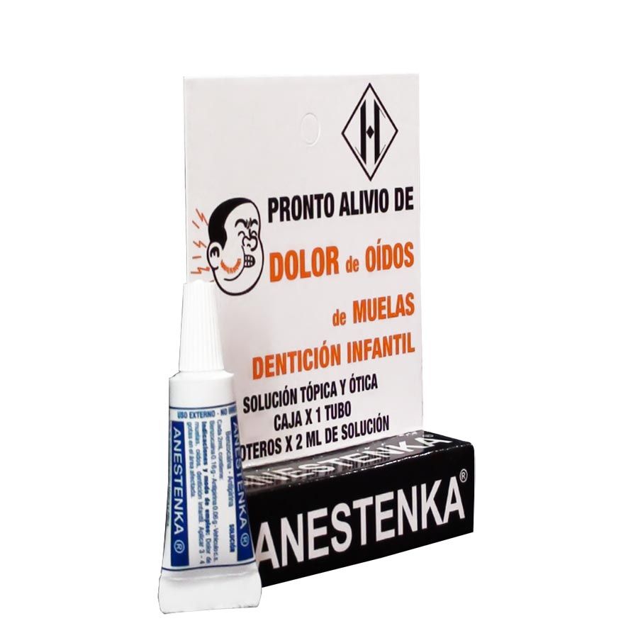 Imagen de Analgésico para niños anestenka 0,16 g x 0,06 g en gotas 2 ml