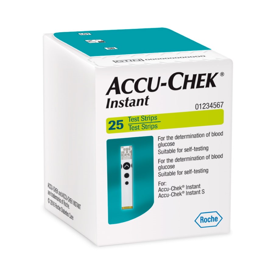 Imagen de Tira de prueba accu-chek 25 unidades