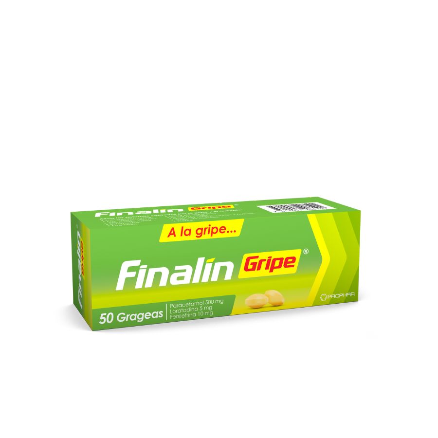 Imagen de Finalin 500 mg x 10 mg x 5 mg grageas x 50