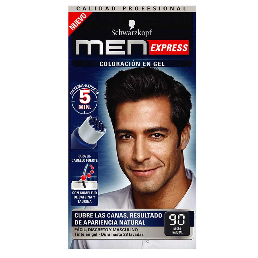 Imagen de Tinte men express gel 60 castaño mediano natural  40 ml