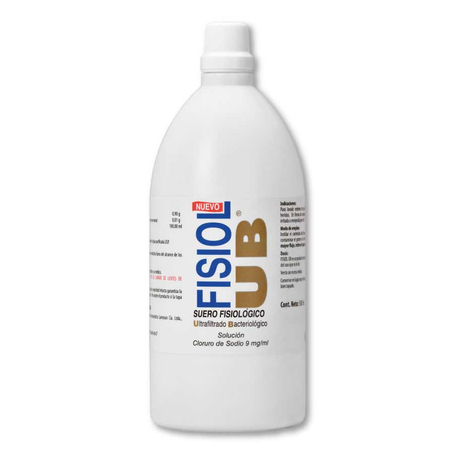 Imagen de Solución salina fisiol 0,9 % 500 ml