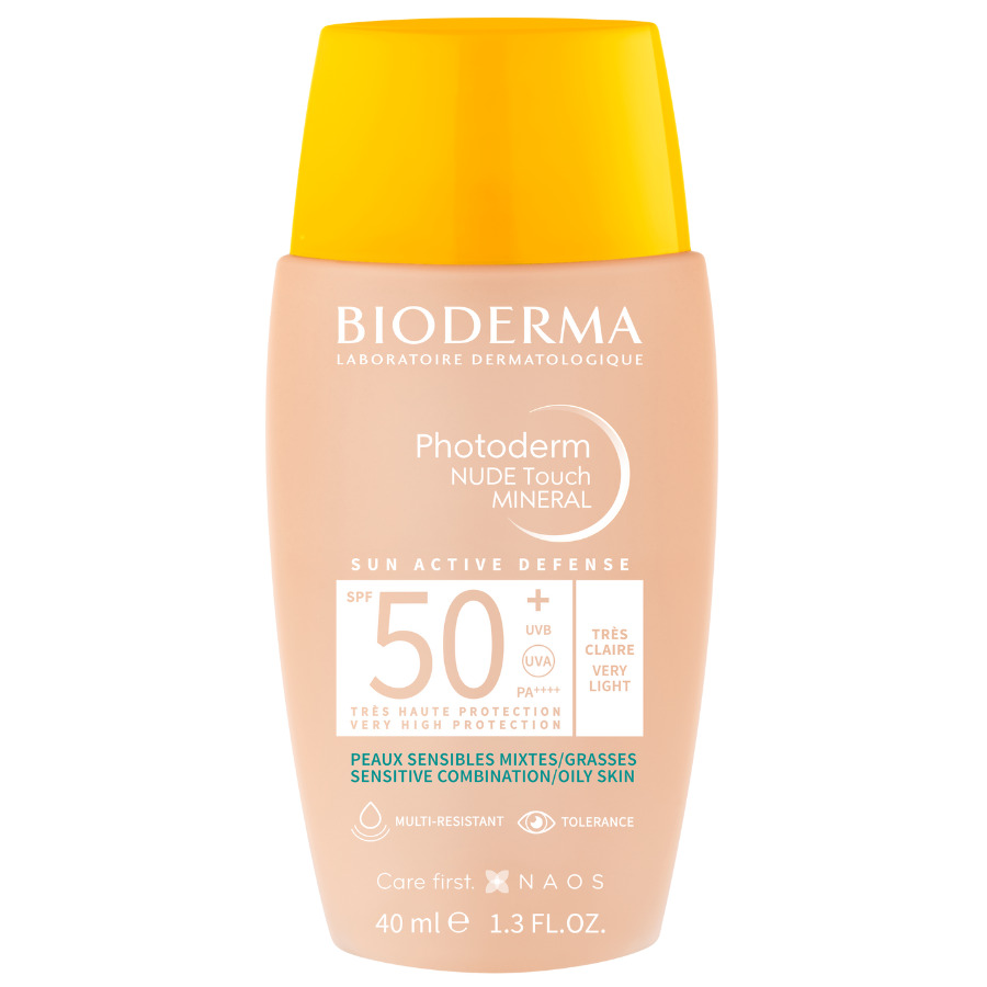 Imagen de Bloqueador bioderma nude touch fps 50 tono natural 40 ml